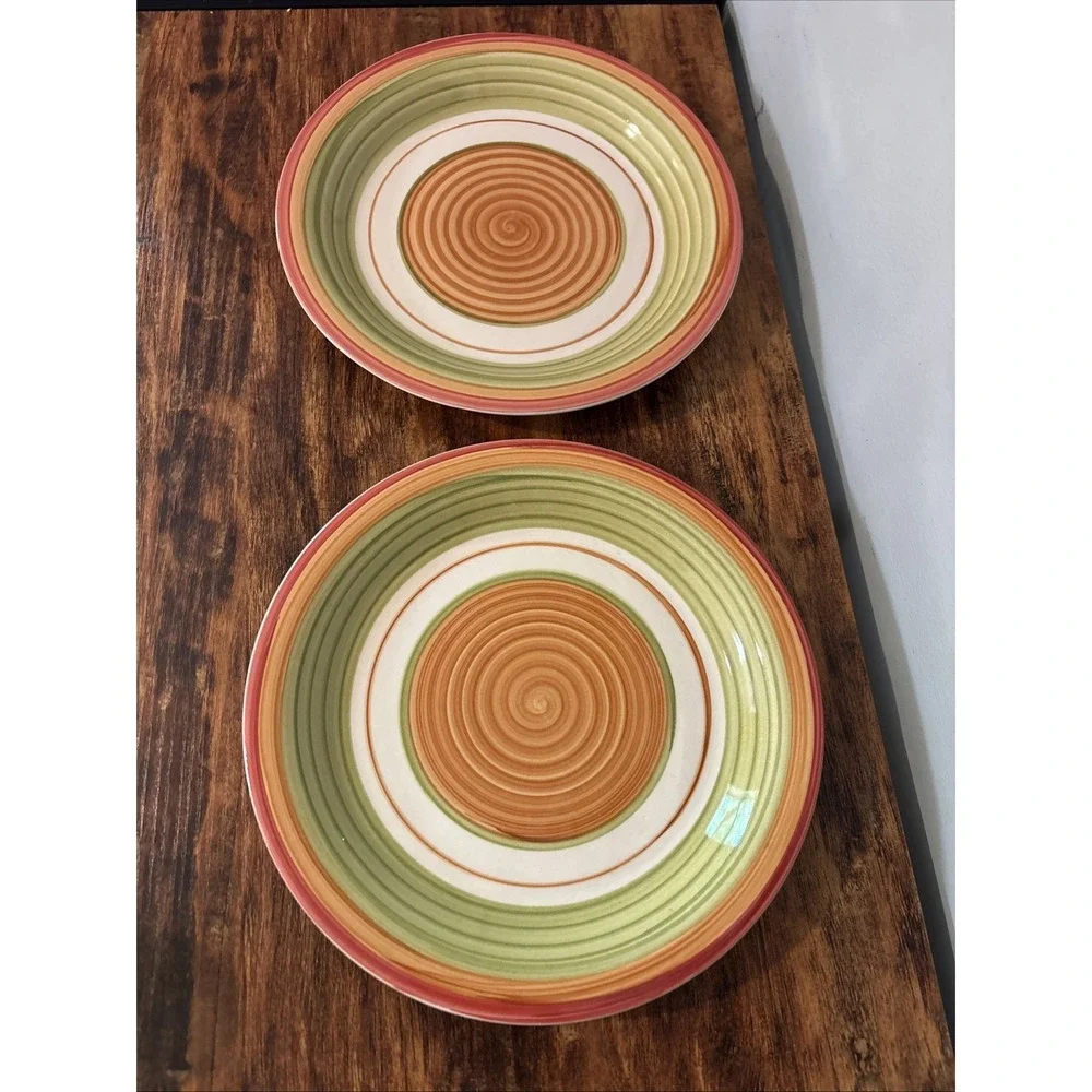 Valencia Swirls by Pier 1 Dinner Plate 10 1/2